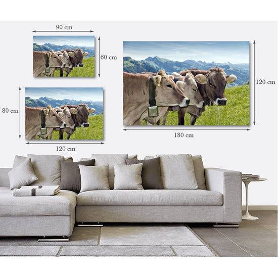 Queen Kerosin Acrylglasbild - Alpenwelt Kühe Zeitlich begrenztes Angebot