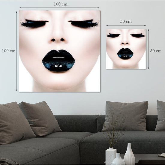 Queen Kerosin Acrylglasbild - Black Lips Super Sparpreis