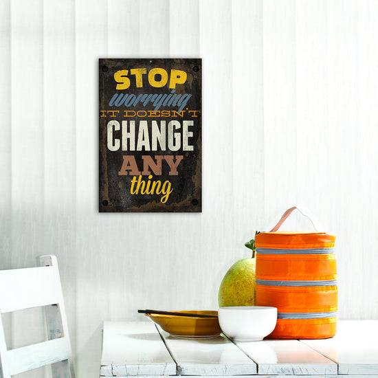 Queen Kerosin Blechschild - Stop worrying Letzte 3 Tage