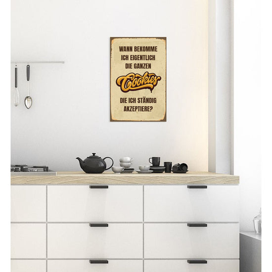 Queen Kerosin Blechschild - Cookies Rabatte dieses Monats