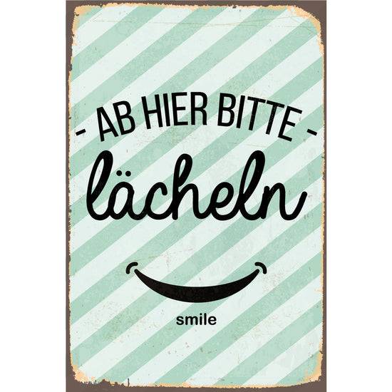 Queen Kerosin Blechschild - Ab hier bitte lächeln Verkauf