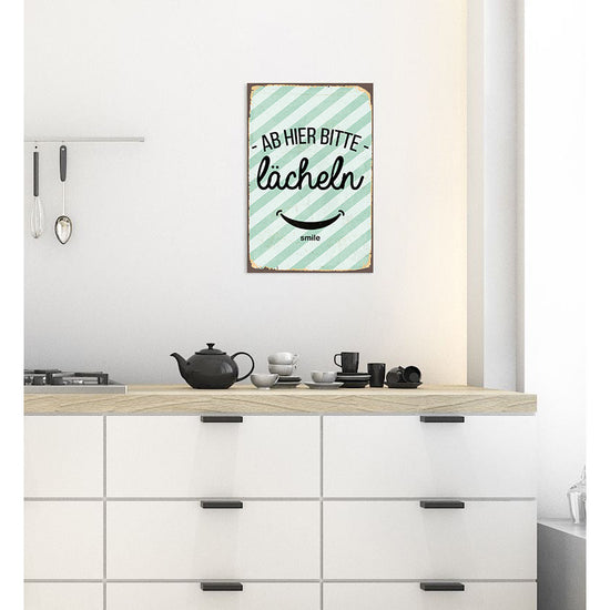 Queen Kerosin Blechschild - Ab hier bitte lächeln Verkauf