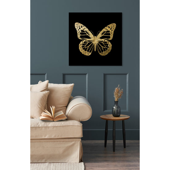 Queen Kerosin Blattgold Bild - Butterfly Gold Valentinstagsangebot