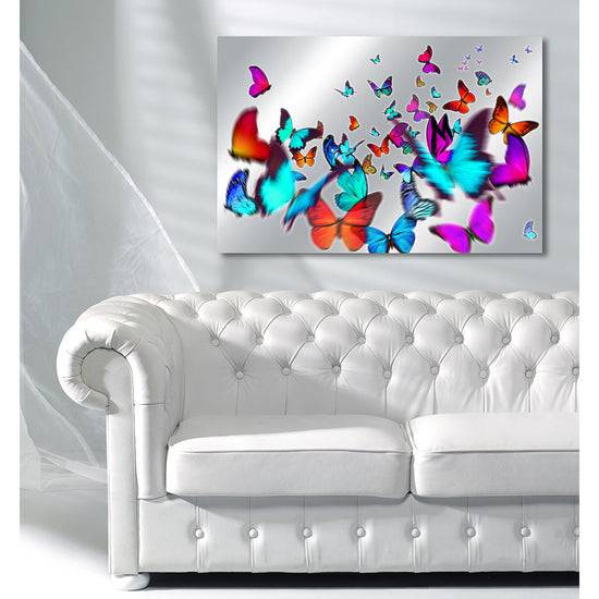 Queen Kerosin Aluminiumbild - Colorful Butterflies Osterangebot