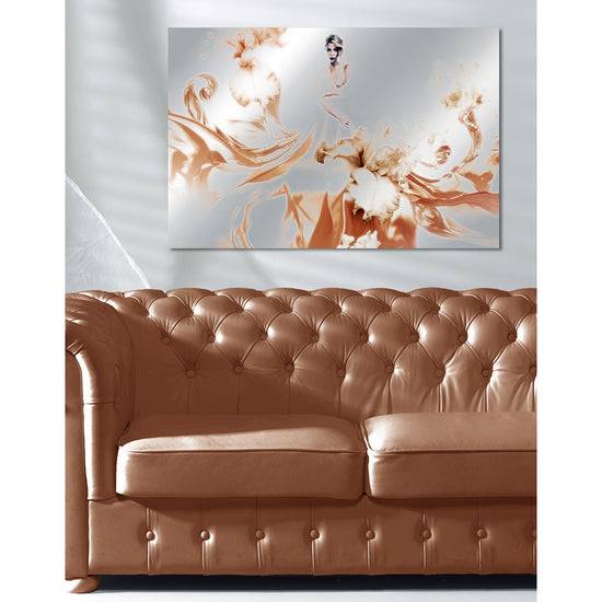 Queen Kerosin Aluminiumbild – Cream Lagerräumung