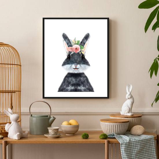 Queen Kerosin Rahmenbild - Hase mit Wimpern Große Rabatte