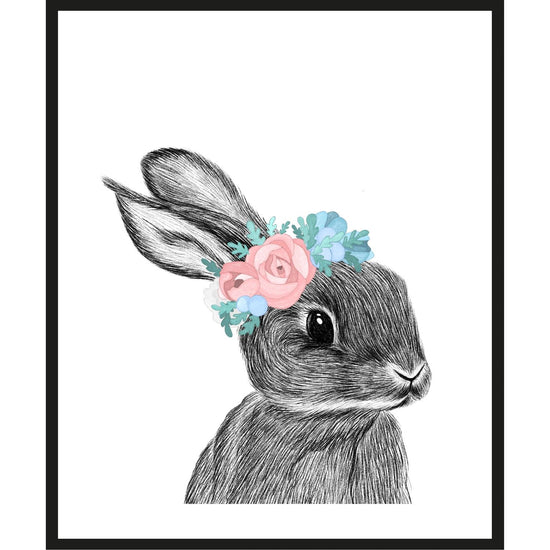 Queen Kerosin Rahmenbild - Grauer Hase Bunt Neuheiten