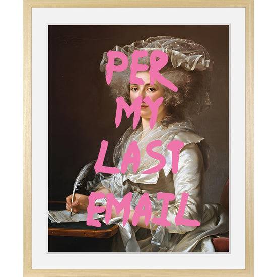 Queen Kerosin Rahmenbild - Per My Last Email Rabatte dieses Monats