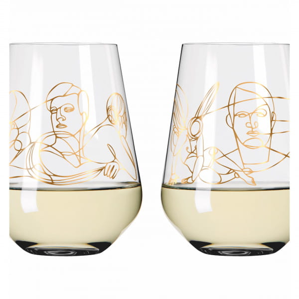 Ritzenhoff Sagengold WASSERGLAS-SET #1, #2 Fabrikverkauf