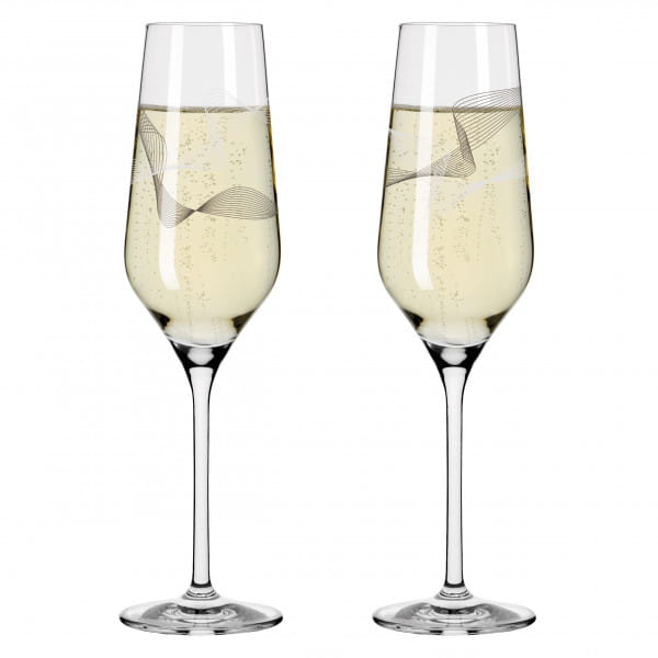 Ritzenhoff Kristallwind CHAMPAGNERGLAS-SET #3, #4 Auslauf
