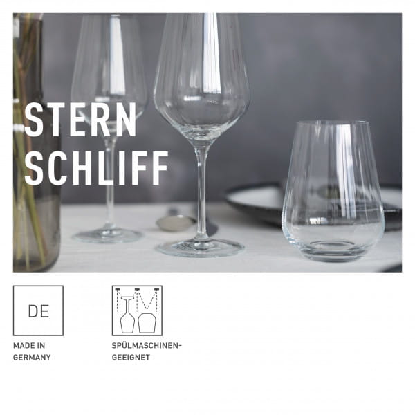 Ritzenhoff Sternschliff ROTWEIN- UND WASSERGLAS-SET #1 Fabrikverkauf