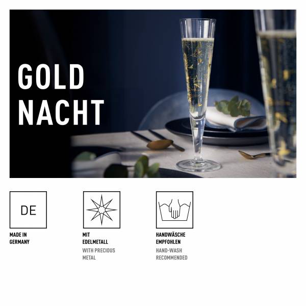 Ritzenhoff Goldnacht CHAMPAGNERGLAS #44 Blitzverkäufe