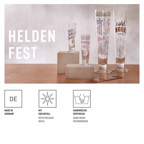 Ritzenhoff Heldenfest BIERGLAS #16 Outlet