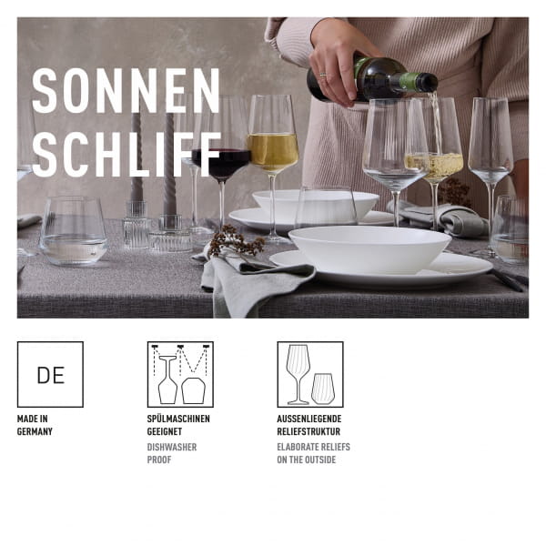 Ritzenhoff Sonnenschliff WEIßWEINGLAS-SET #1 Outlet