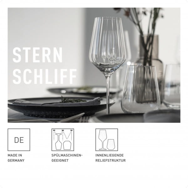 Ritzenhoff Sternschliff WASSERGLAS-SET #2 Günstiger Verkauf