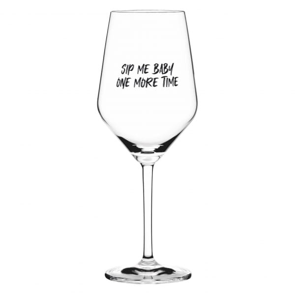 Ritzenhoff SAND & SODA WEINGLAS MIT SPRUCH - SIP ME im Angebot