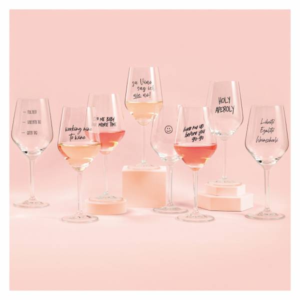 Ritzenhoff SAND & SODA WEINGLAS MIT SPRUCH - SIP ME im Angebot