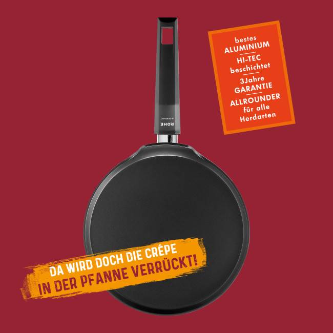 Rohe Germany Crêpepfanne Henry, 26 cm im Angebot