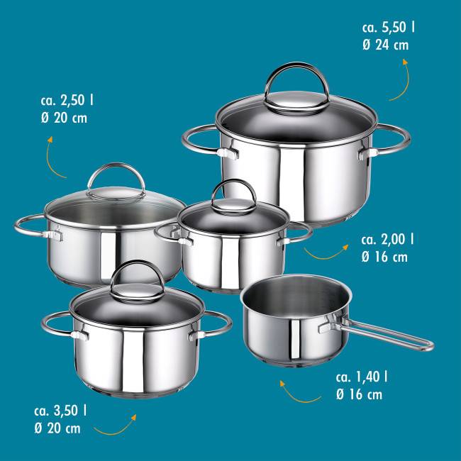 Rohe Germany Meister-Set Ravenna, 5-tlg Günstiger Verkauf