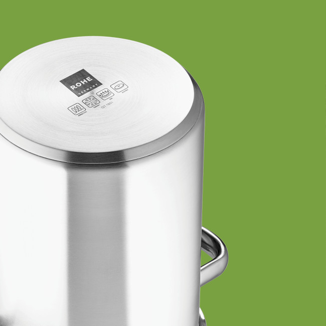 Rohe Germany Spargeltopf Fierenza, 16 cm, 4,5 l inkl. Einsatz Fabrikverkauf