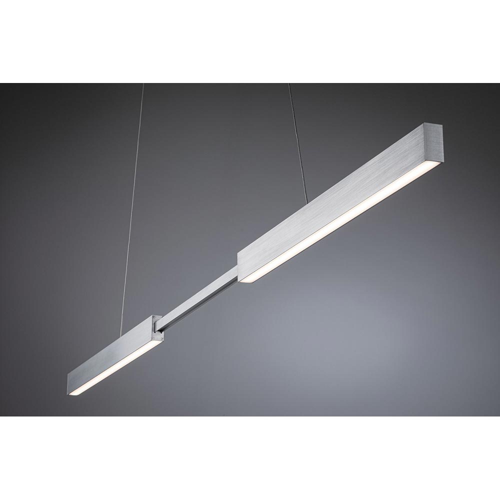 S.Luce LED Pendelleuchte Smart Home Zigbee Aptare Alu-Gebürstet im Angebot