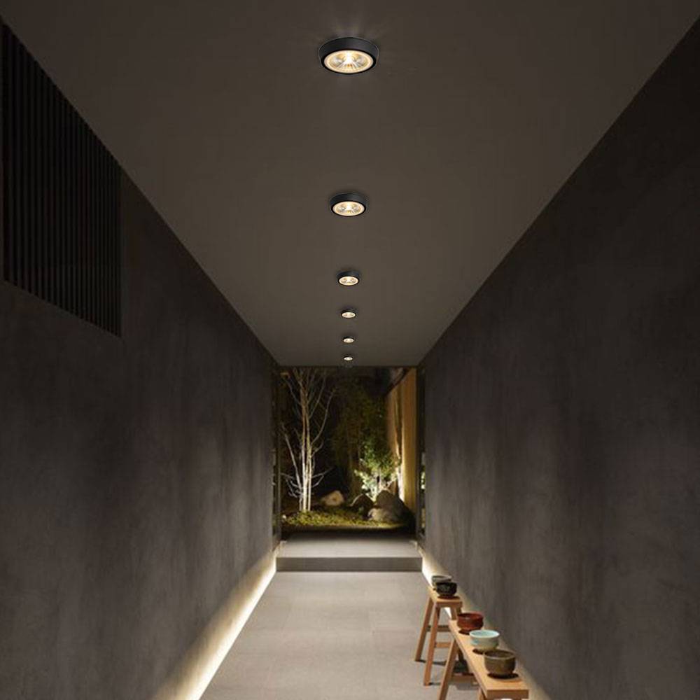 S.Luce LED Decken Aufbauspot Santa Flat IP65 Exklusivangebot