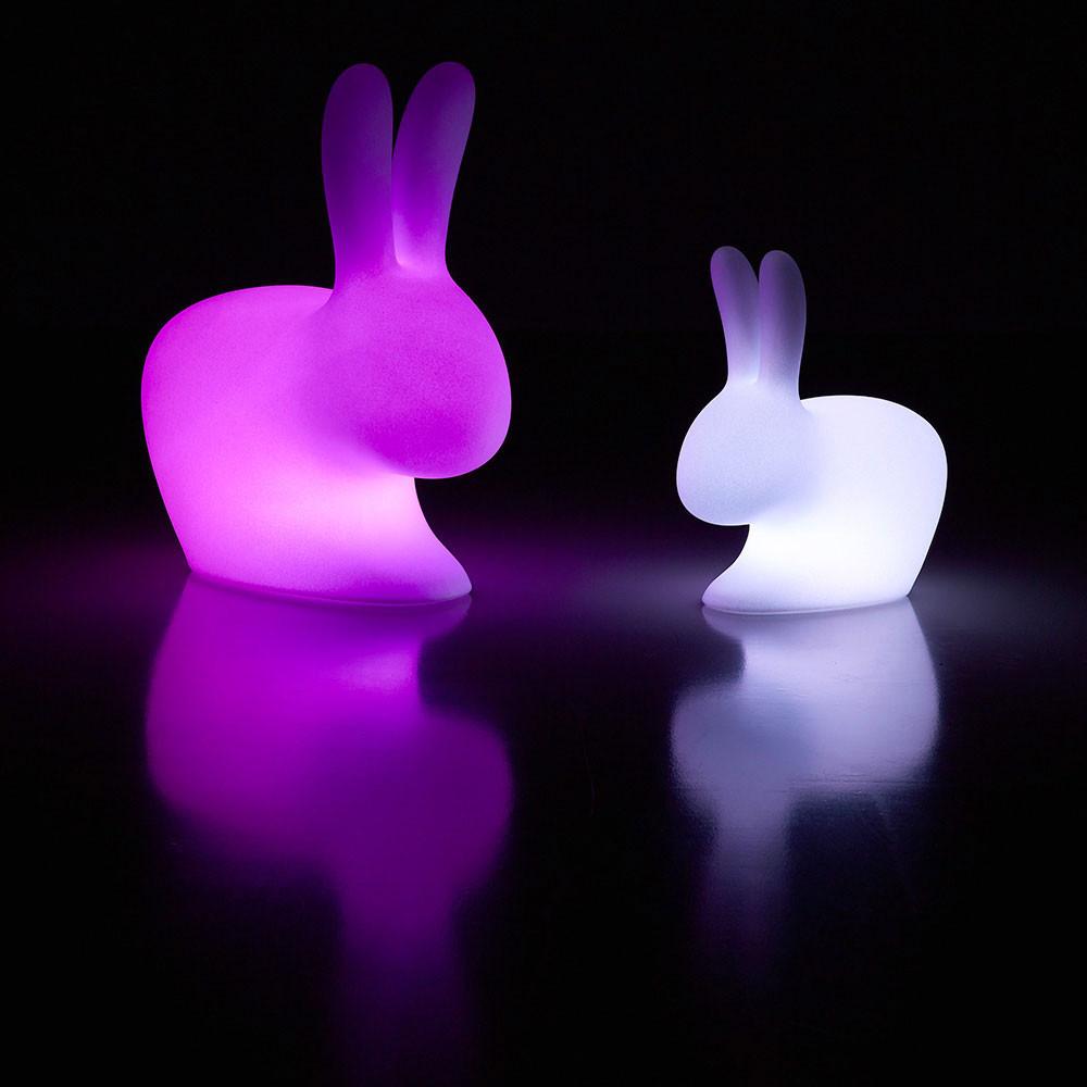 S.Luce Qeeboo Rabbit LED Dekolampe mit farbigem Licht Schlussverkauf