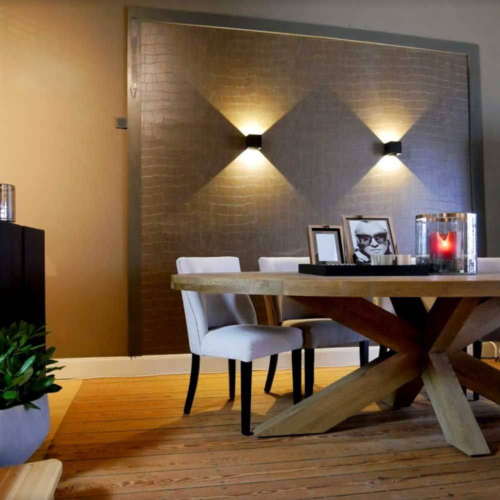 S.Luce s.luce Ixa LED Wandlampe verstellbare Winkel Innen & Außen IP44 im Angebot
