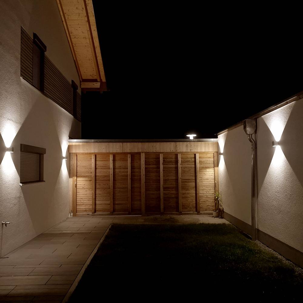 S.Luce s.luce Ixa LED Wandlampe verstellbare Winkel Innen & Außen IP44 im Angebot