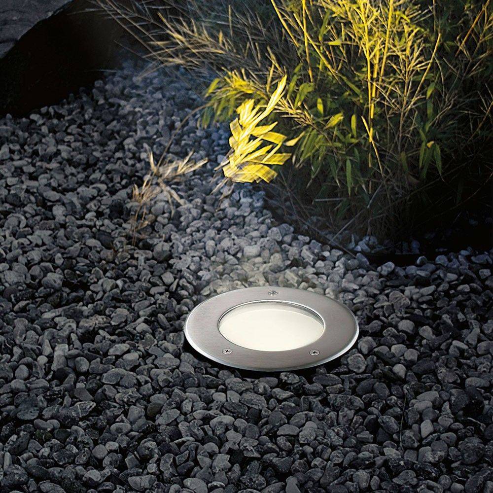 S.Luce Level Edelstahl Bodeneinbaustrahler rund IP67 Hotsell