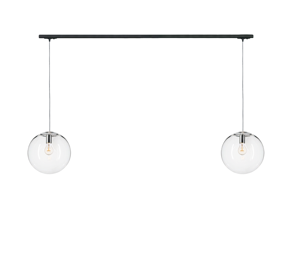 S.Luce s.luce Orb Glas-Hängeleuchte 2 bis 5-flammig inkl. 1-Phasen-Schienensystem Angebote