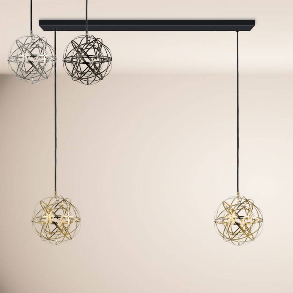 S.Luce s.luce Atom LED Esstisch-Pendelleuchte 2 bis 5-flammig Balken im Angebot