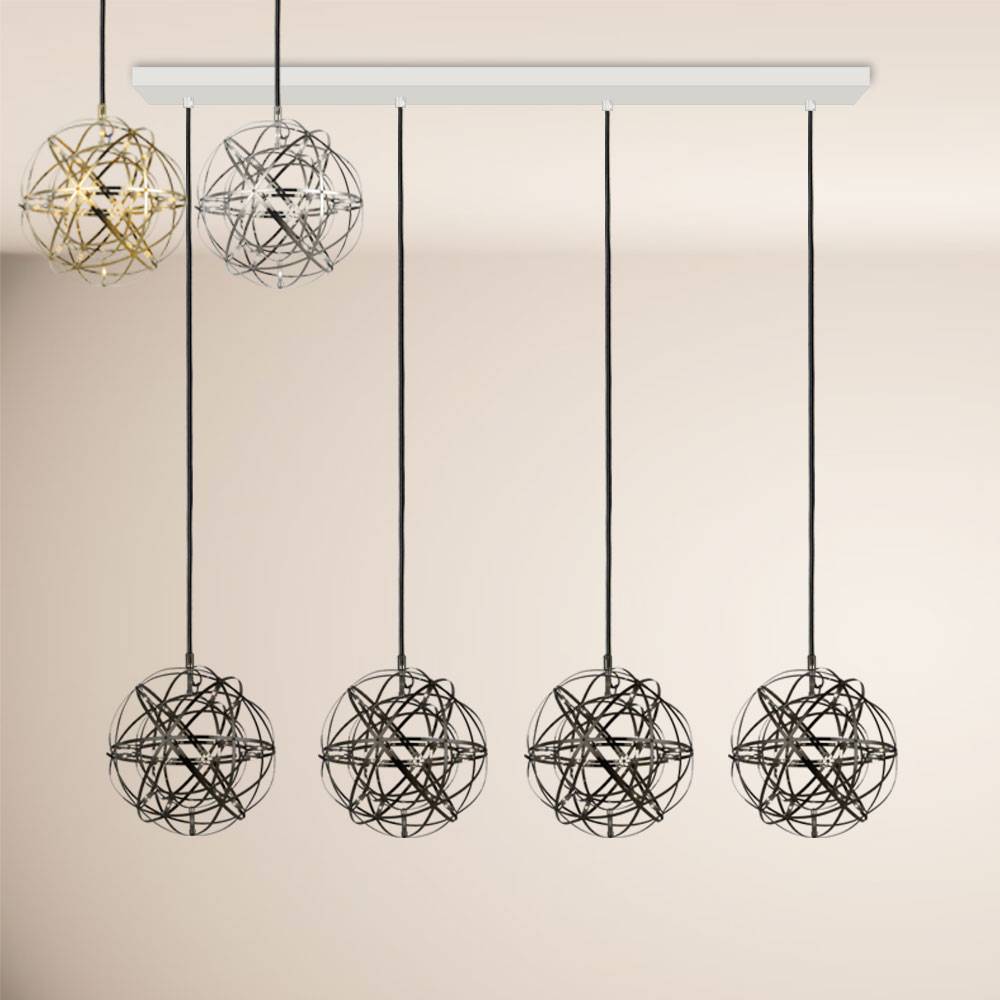 S.Luce s.luce Atom LED Esstisch-Pendelleuchte 2 bis 5-flammig Balken im Angebot