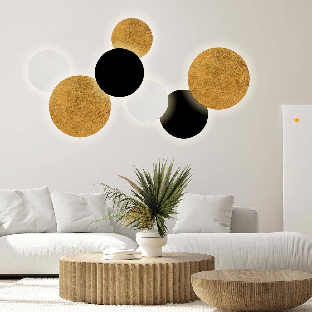 S.Luce s.luce Cloud indirekte LED Wandleuchte Kombination Fabrikverkauf
