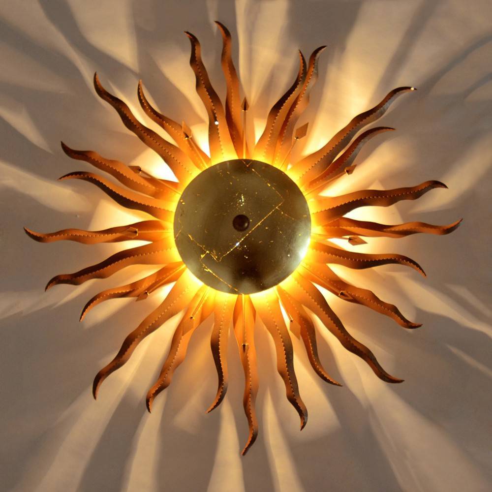 S.Luce s.luce Diator L handgeschmiedete Sonne Rost- & Goldfarben Günstiger Verkauf