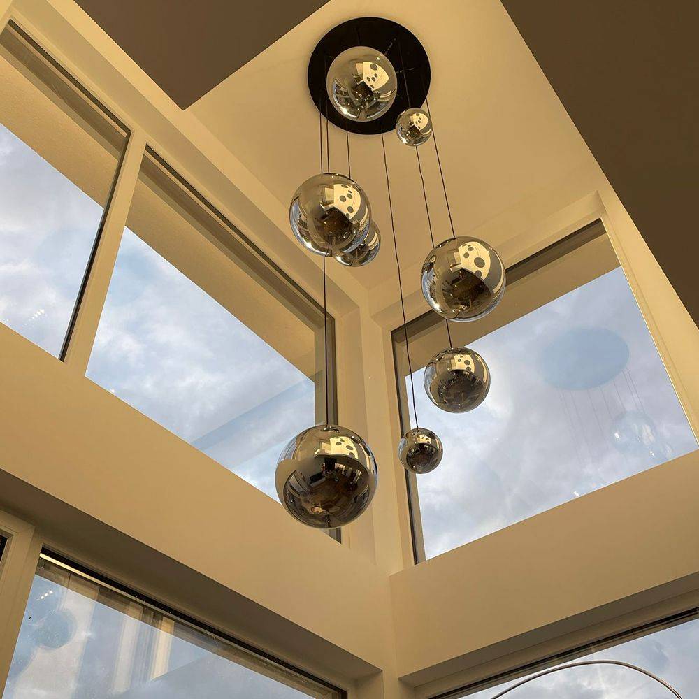S.Luce s.luce Orb XL Galerieleuchte 8-flammig mit Modular Baldachin 50% Rabatt mit kostenlosem Versand