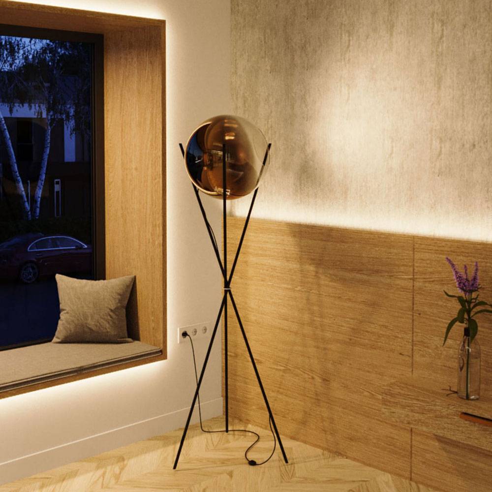 S.Luce s.luce Sphere Glas-Stehlampe 40cm Meist gekauft