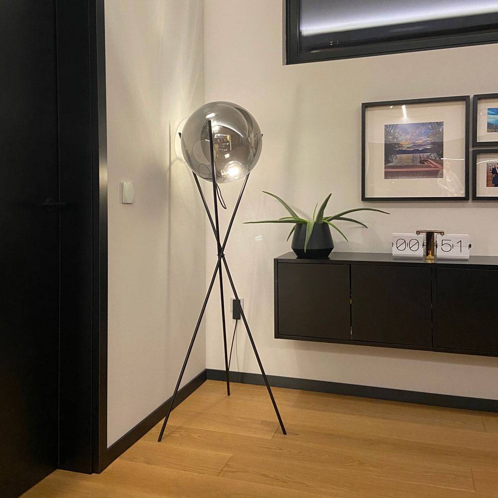 S.Luce s.luce Sphere Glas-Stehlampe 40cm Meist gekauft