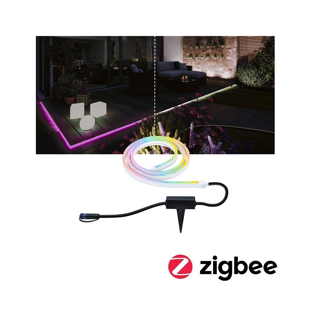 S.Luce Plug & Shine LED Strip 200cm Smart Home Zigbee Smooth IP67 Weiß Meist gekauft
