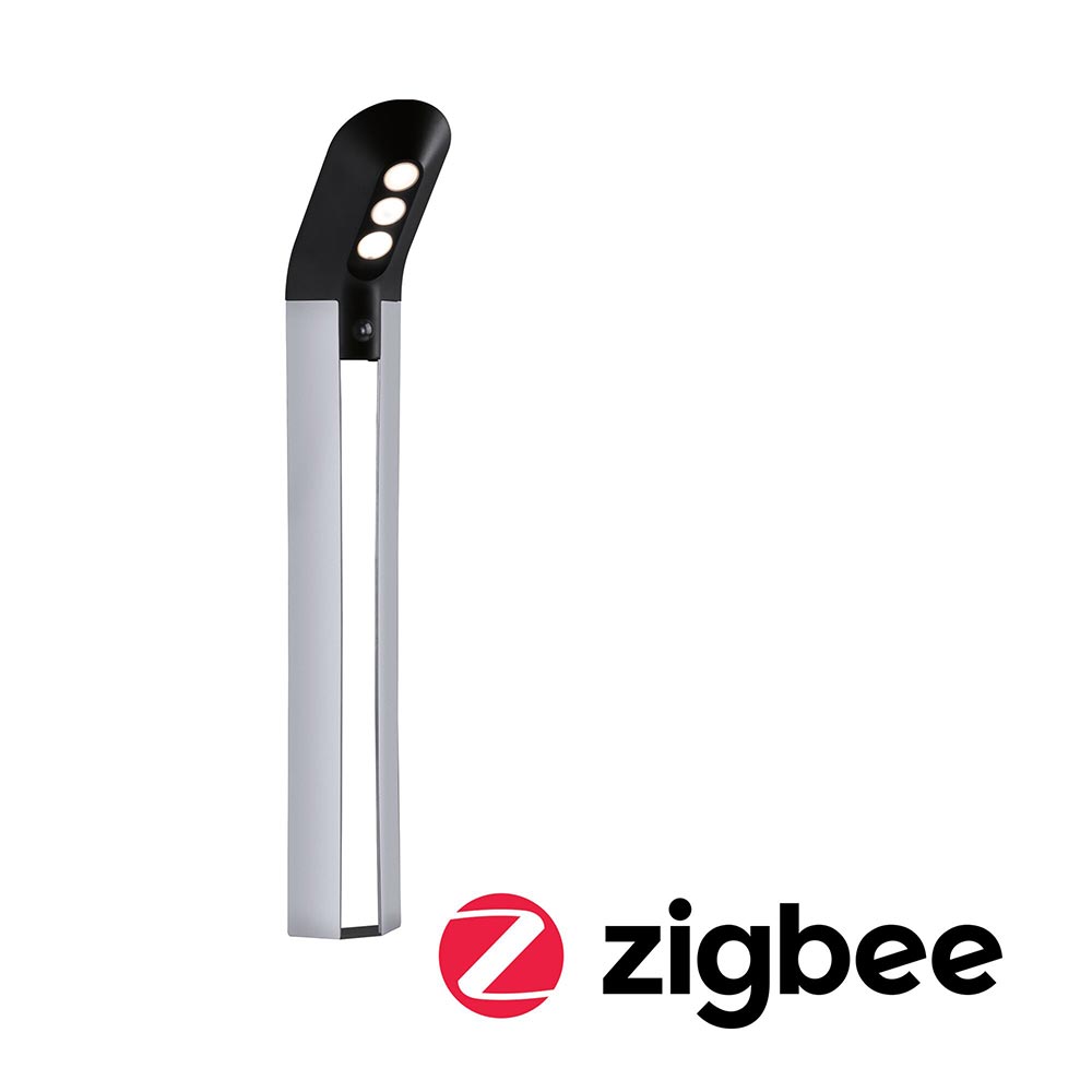 S.Luce Solar LED Pollerleuchte Smart Home Zigbee Soley Anthrazit Blitzverkäufe