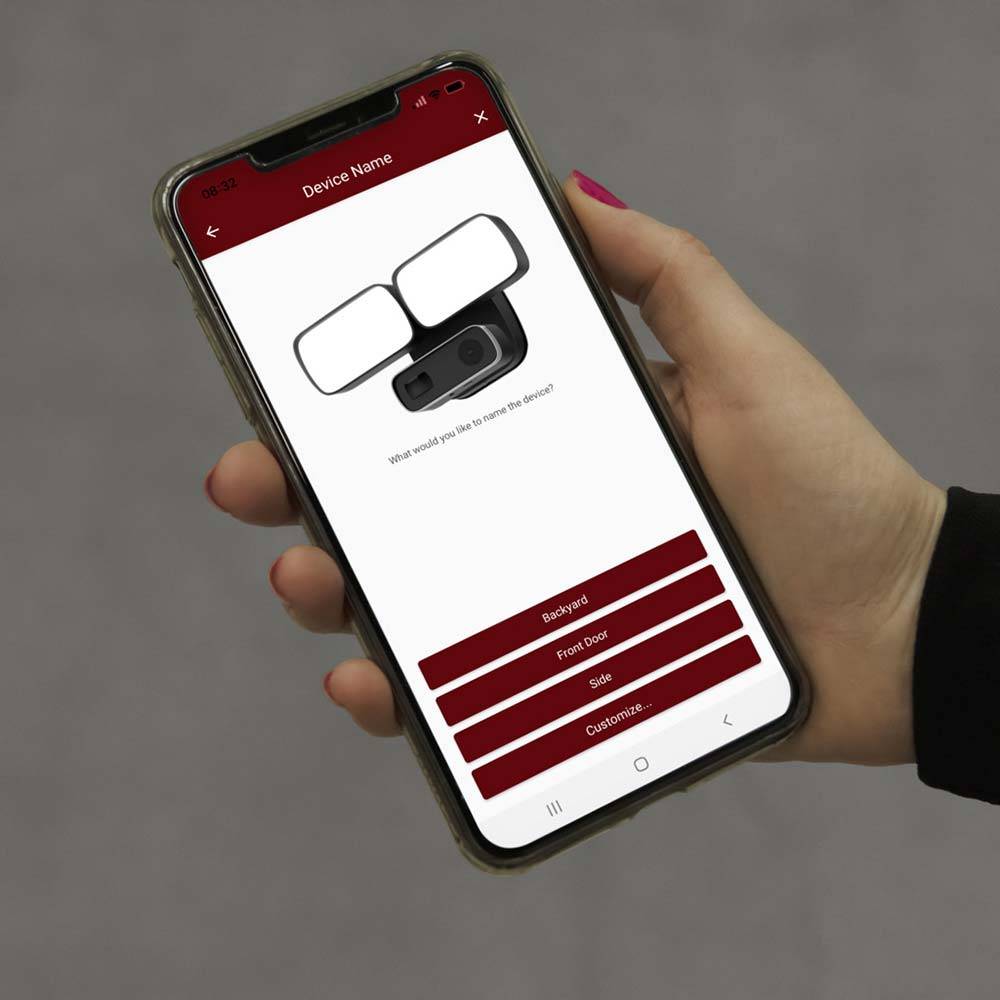 S.Luce Smartlight LED Sensor Wandleuchte 2-flammig mit Kamera Outlet