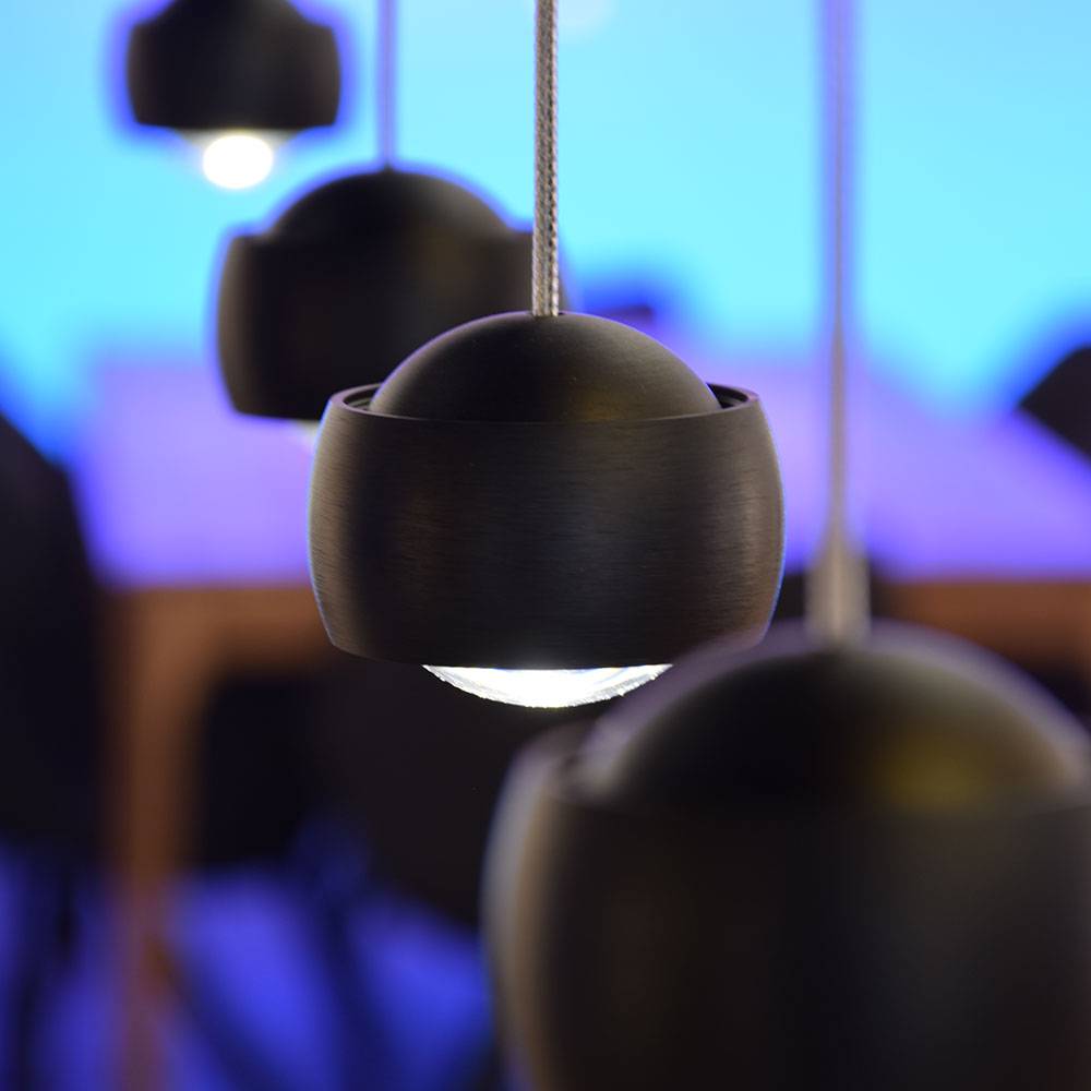 S.Luce s.luce Beam LED Pendelleuchte 3- oder 5-flammig Modular Baldachin im Angebot