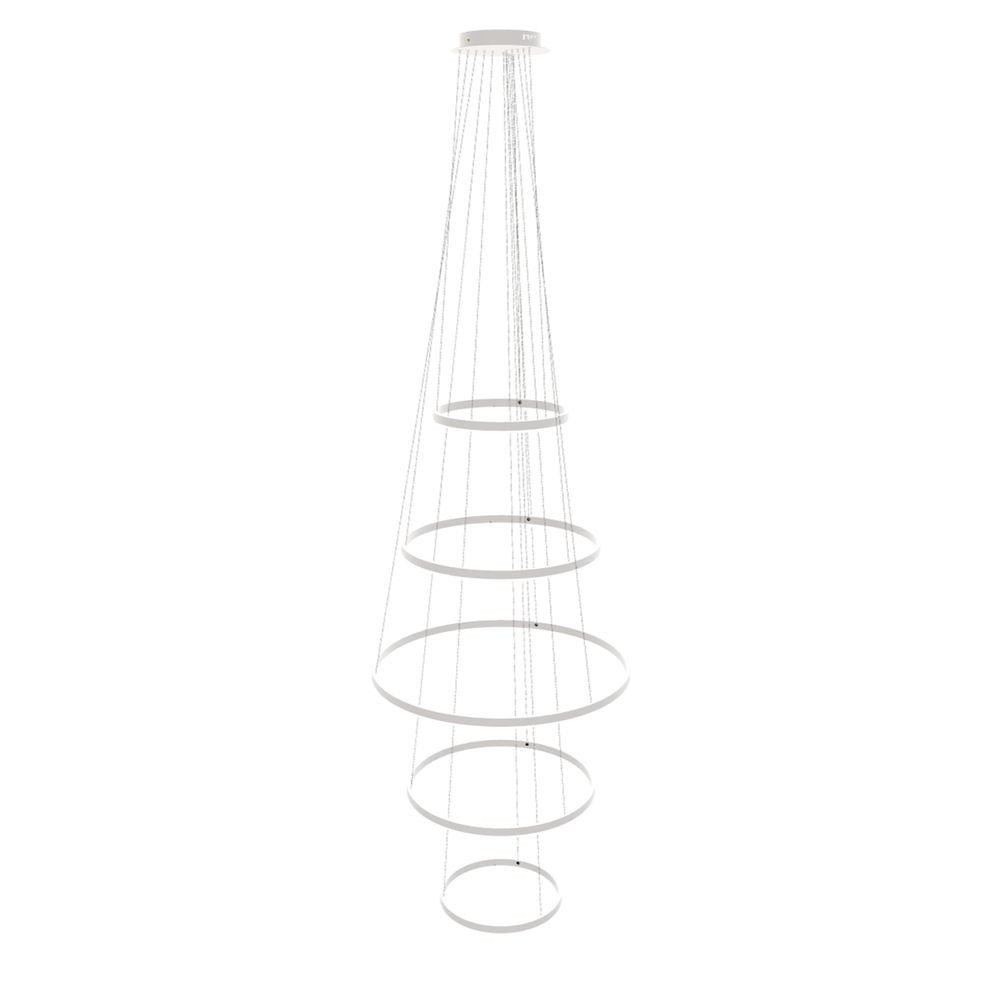 S.Luce s.luce LED 5er-Ring Pendelleuchten Kombination Zentrisch