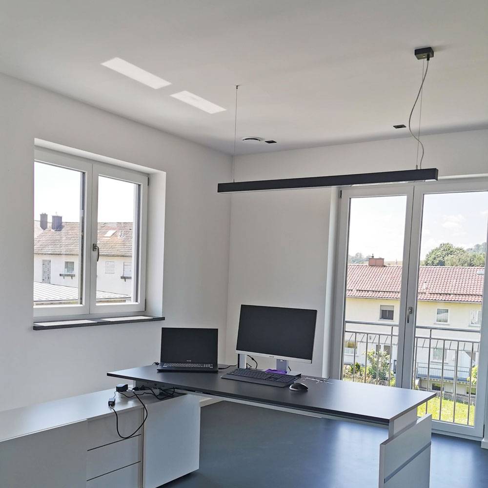 S.Luce SLV Q-Line Dali Single LED Pendelleuchte Dimmbar Schwarz Outlet