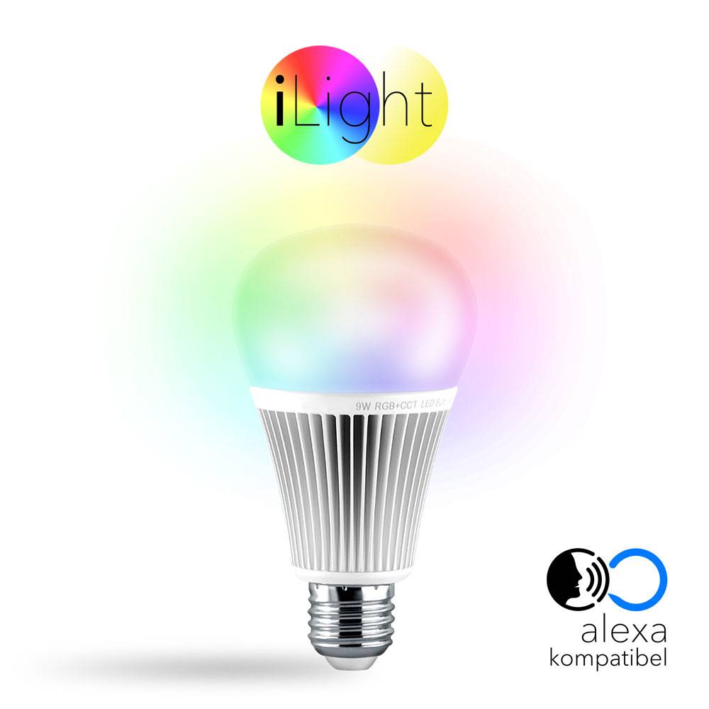 S.Luce iLight E27 LED Alexa RGBW CCT 2700-6500K 850lm 9W