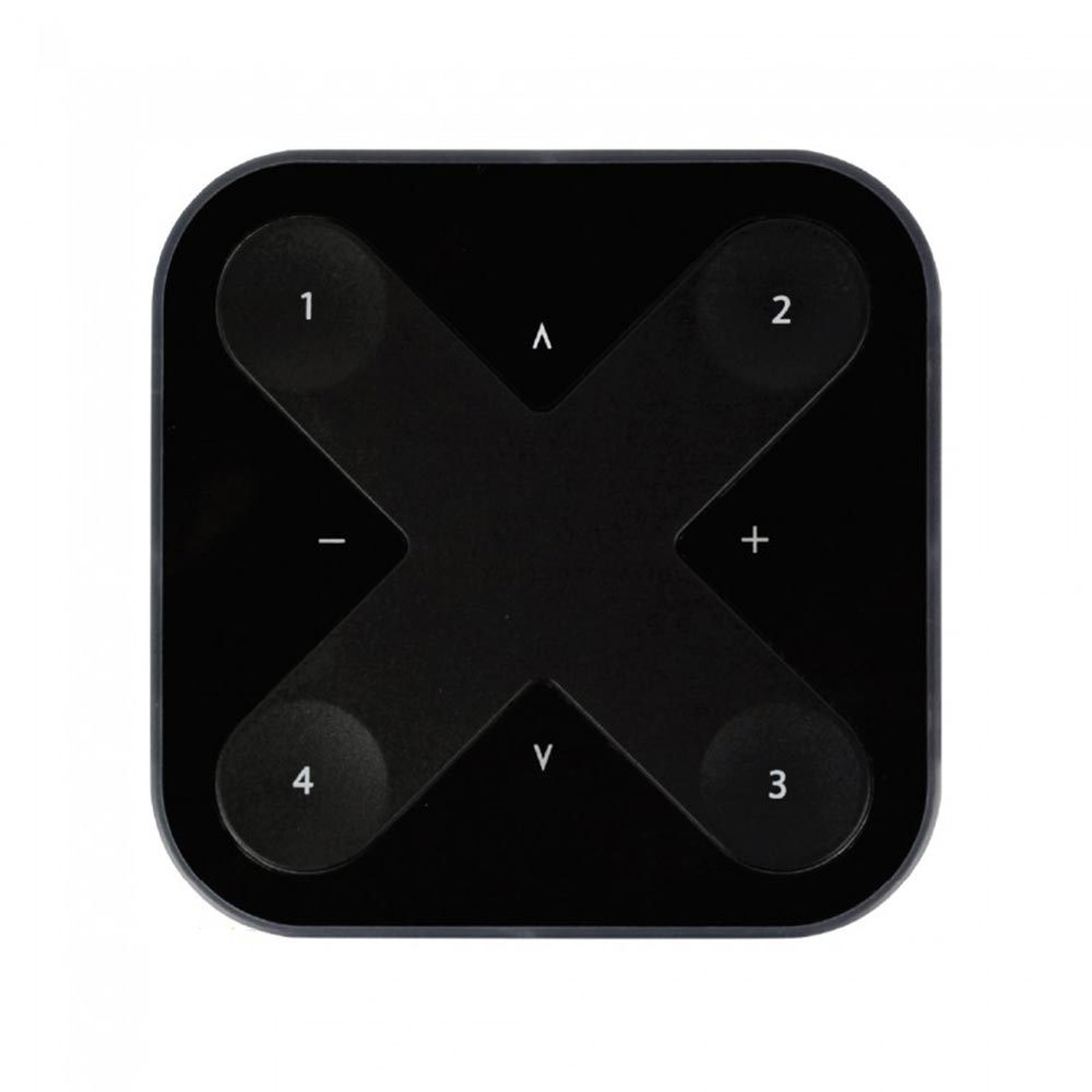 S.Luce Casambi Xpress drahtloser Wandschalter mit Magnethalterung Schwarz
