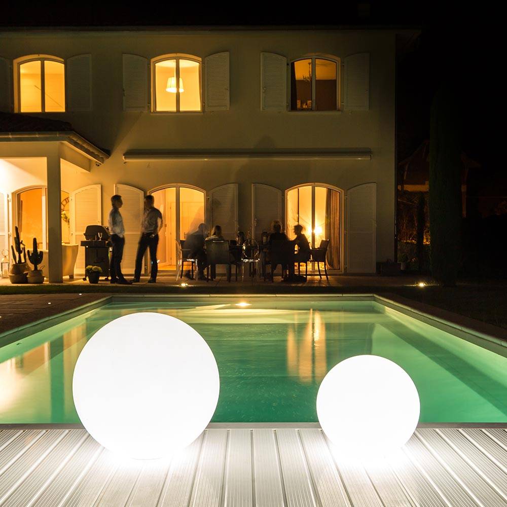 S.Luce Akku LED-Lichtkugel Ball 35cm mit App-Steuerung Angebote