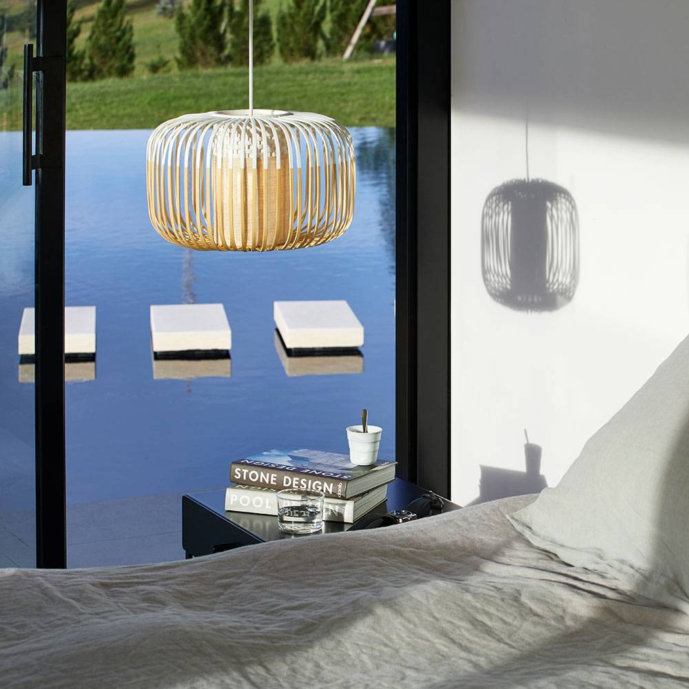 S.Luce Forestier Outdoor-Hängelampe Bamboo IP44 Fabrikverkauf