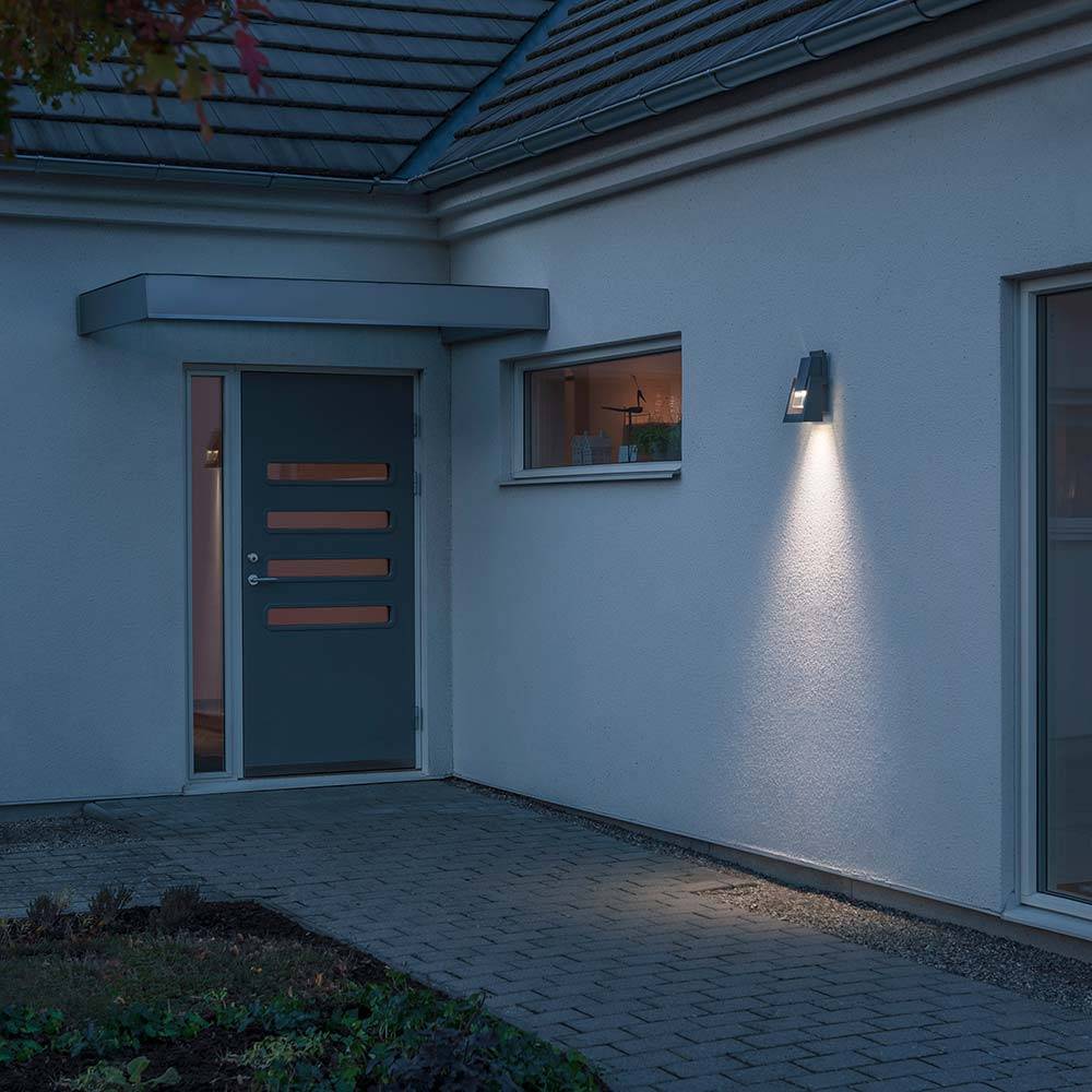 S.Luce Potenza Außen-Wandleuchte Anthrazit IP54 Angebote