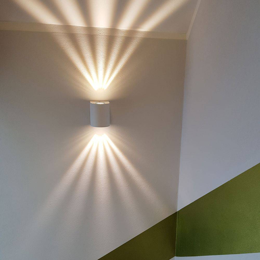 S.Luce Baleno LED-Wandleuchte für Außen und Innen Weiß Verkauf